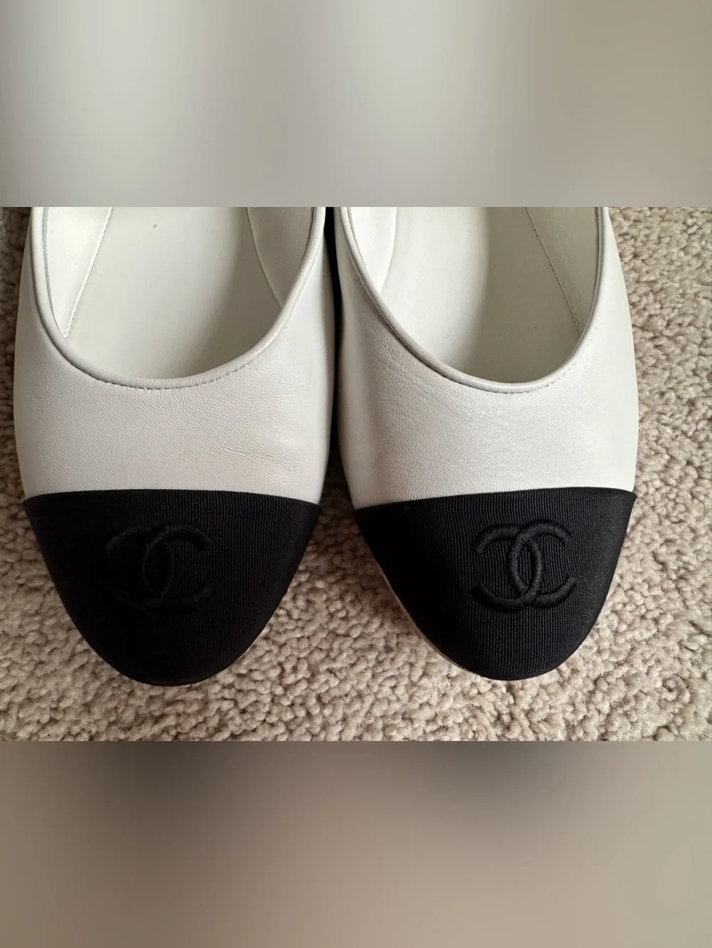 CHANEL 24C Maryjane Ballerina Flats, No Leg warmers, Size 39